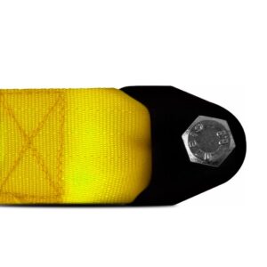 Tow Strap Fita De Reboque Flexível Esportivo Cor Amarelo