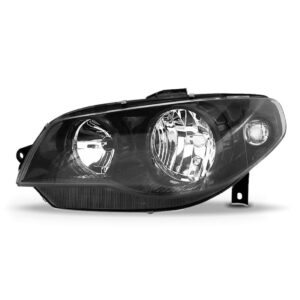 Farol Strada 04 A 11 Mascara Negra Fumê Todo Preto 1ª Linha Esquerdo/motorista