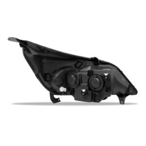 Farol Agile Montana 09 10 11 12 13 14 Mascara Negra 1ª Linha Esquerdo/motorista