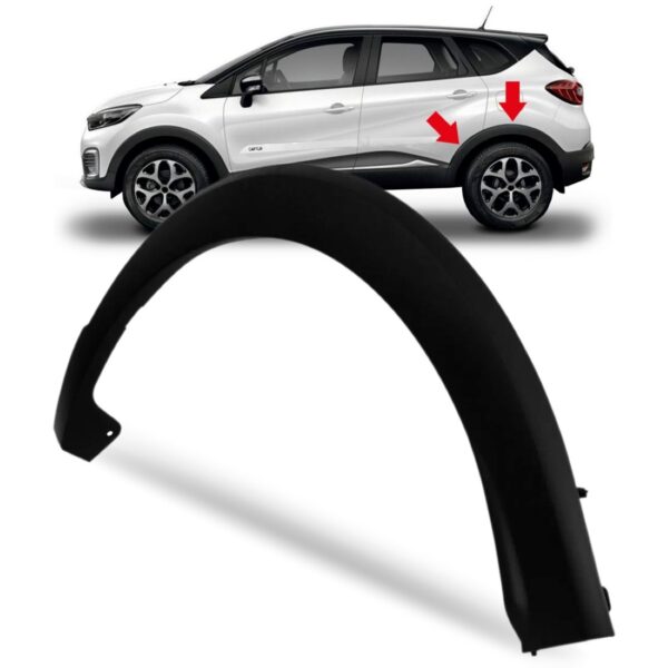 Moldura Acabamento Paralama Traseiro Renault  Captur Lado Esquerdo