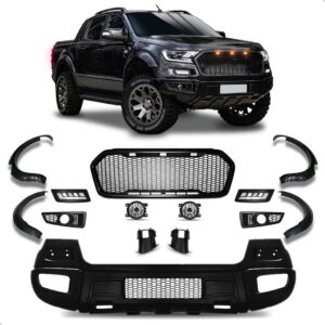 Kit Frente Ranger 2017 2018 2019 Sport Body Kit Completo Preto