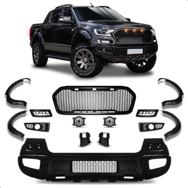 Kit Frente Ranger 2017 2018 2019 Sport Body Kit Completo Preto