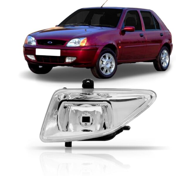 Farol De Milha Auxiliar Fiesta 2000-2002 Courier Esquerdo