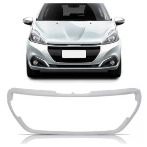Moldura Grade Radiador Peugeot 208 2017 2018.