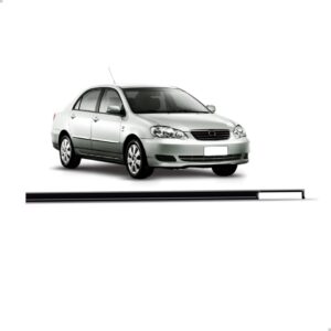 Borracha Friso De Teto Corolla 2003 A 2008 Unitario Preto Lado Esquerdo