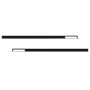 Par Borracha Friso De Teto Corolla 2003 A 2008 Preto