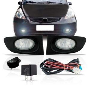 Kit Farol Milha Honda Fit 2003 2004 2005