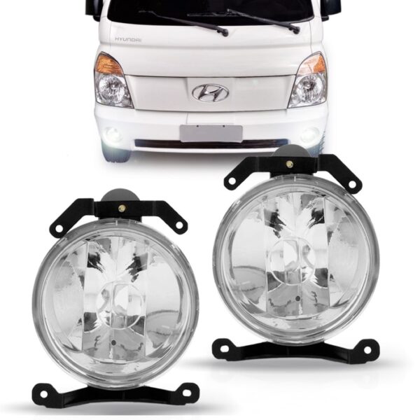 Farol Milha Hr Para Hyundai 04 05 06 07 08 09 10 11 1ª Linha Esquerdo - Motorista