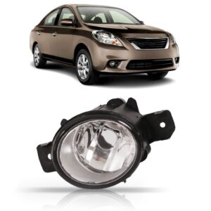 Farol De Milha Para Nissan Versa 2011 2012 2013 1ª Linha Esquerdo - Motorista