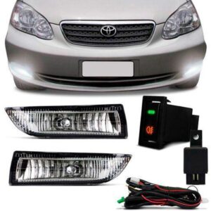 Kit Farol De Milha Corolla 2002 2003 2004 Fielder Completo
