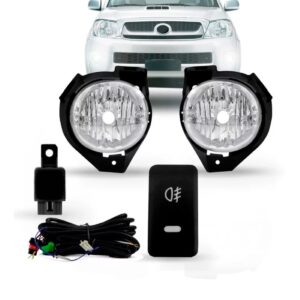 Kit Farol Milha Hilux 2009 2010 2011 Kit Completo Novo Cristal