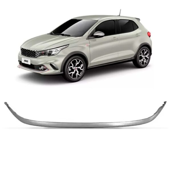 Friso Cinza Grade Central Argo 2017 2018 2019 2020 Prateado