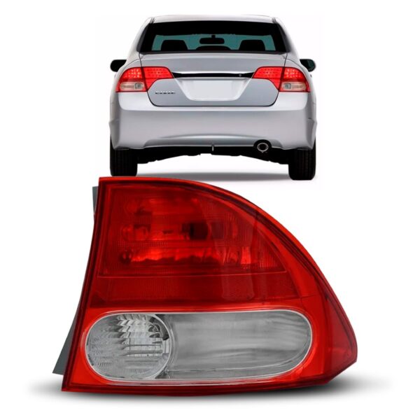 Lanterna Traseira Canto Civic 2006 A 2011 1ª Linha Direito/passageiro