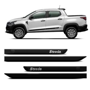 Borrachão De Porta Lateral Para Fiat Strada 2020 21 A 2025