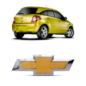 Emblema Porta Malas Montana/agile 2011 2012 2013 Dourado