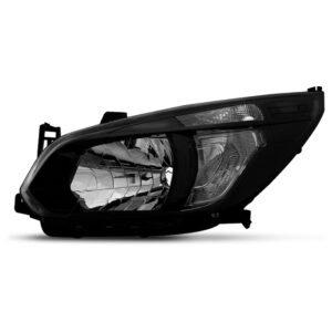 Farol Para Spin 2013 A 2015 Mascara Negra 1ª Linha - Esquerdo/motorista