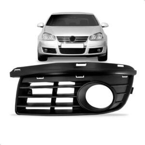Moldura Grade Jetta 2007 2008 2009 2010 Com Furo Farol Milha Lado Esquerdo