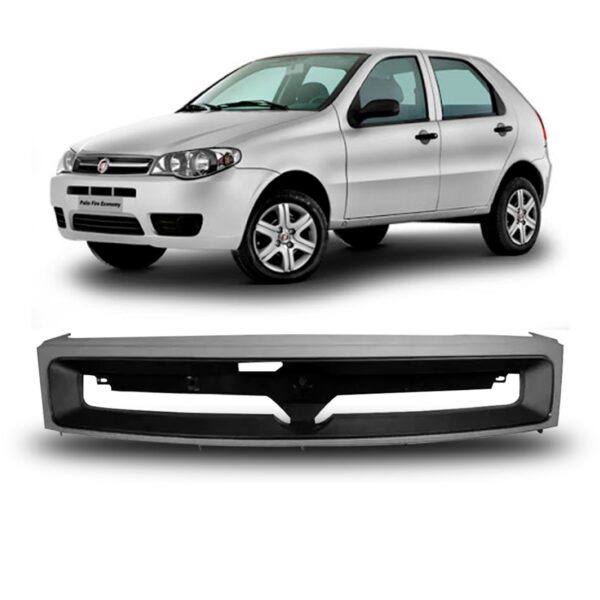 Grade Radiador Palio Economy 2010 A 2014 Sem Friso 1a Linha
