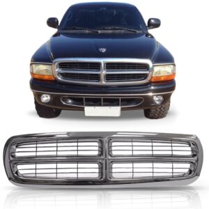 Grade Frontal Cromada Dodge Dakota 97 98 99 00 01 02 03 Preta