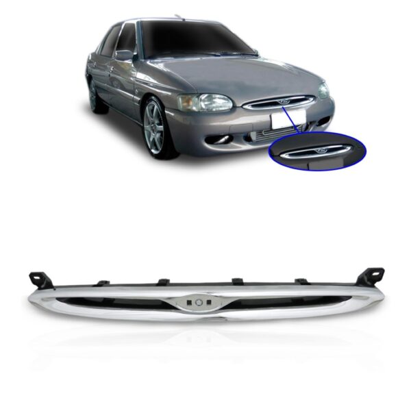 Grade Escort Zetec Cromado 1997 A 2000