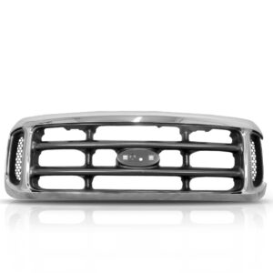 Tela Frontal Cromada F250 98 99 2000 2001 2002 03 04 06 F350 Cromada
