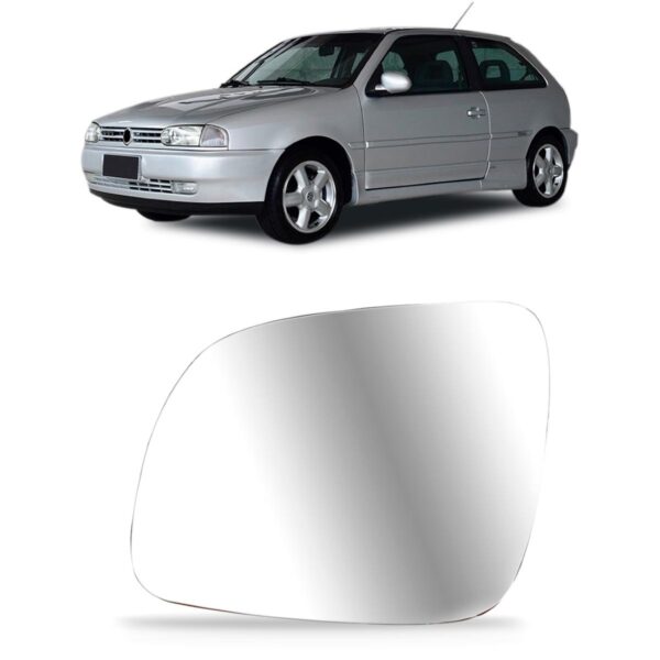 Lente Retrovisor Gol G3 1993 94 95 A 2003 Cabeça Pequena Lado Esquerdo