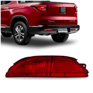 Lanterna Fiat Toro 2016 2017 Parachoque Refletor Refletiva Lado Esquerdo