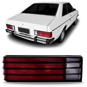 Lanterna Traseira Corcel Ii Rubi Com Friso Preto Lado Esquerdo