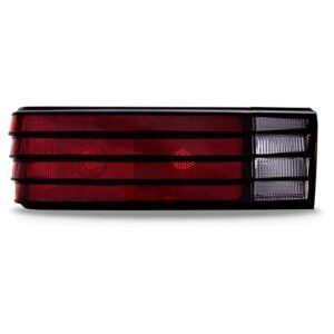 Lanterna Traseira Corcel Ii Rubi Com Friso Preto Lado Esquerdo