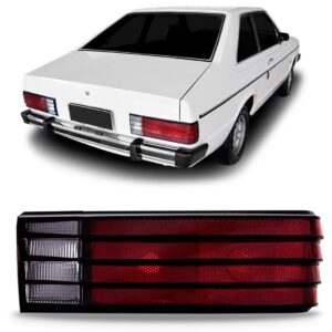 Lanterna Traseira Corcel Ii Rubi Com Friso Preto Lado Direito