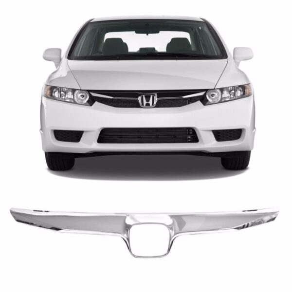 Bigodinho Friso Cromado Honda New Civic 2009 2010 2011