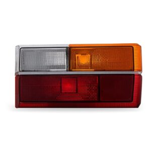 Lanterna Traseira Gol 1980/1986 Ambar Friso Cromado 1ª Linha Direito