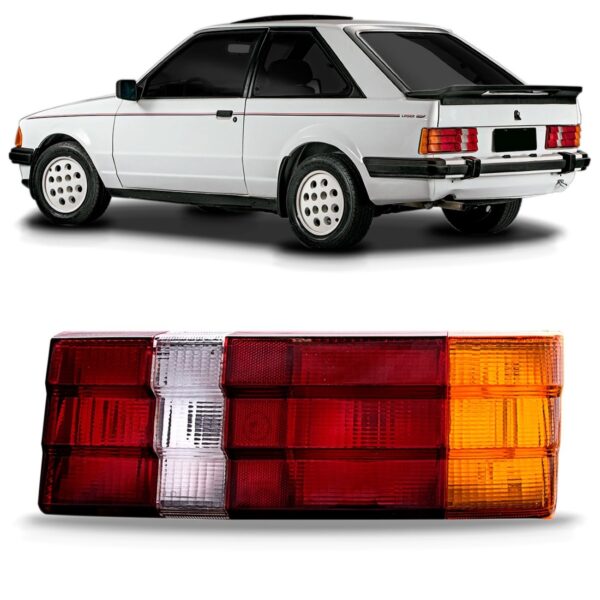 Lanterna Traseira Escort 1982 1983 1984 1985 1986 Âmbar Lado Direito
