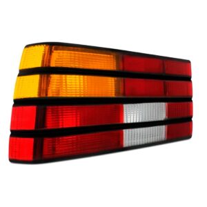 Lanterna Traseira Monza 1982/1990 Âmbar Friso Preto 1ª Linha Esquerdo Tricolor