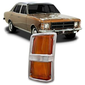 Pisca Seta Opala 1975 1976 1977 1978 1979 Âmbar Com Garantia Lado Direito