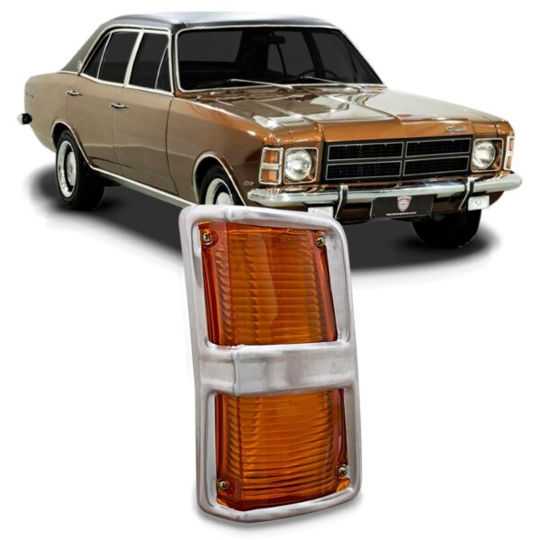 Pisca Seta Opala 1975 1976 1977 1978 1979 Âmbar Com Garantia Lado Esquerdo