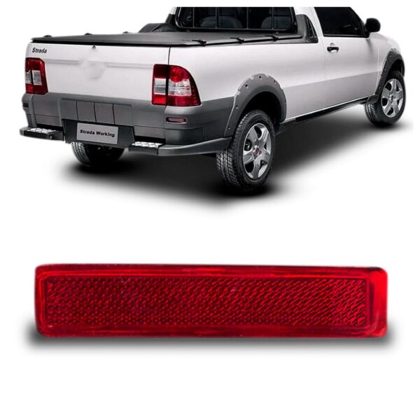 Sinaleira Traseira Retroluz Strada Working 2004 Vermelho Lado Direito