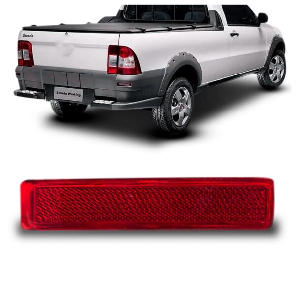 Sinaleira Traseira Retroluz Strada Working 2004 Vermelho Lado Esquerdo