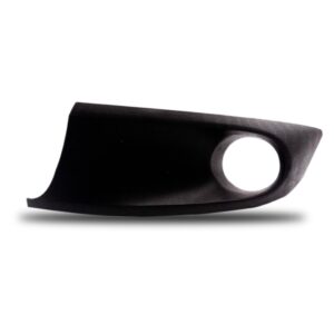 Moldura Farol Milha Fox Spacefox 2011 A 2014 Preto C/furo Le Preto Esquerdo
