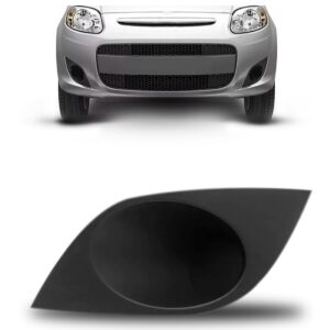 Moldura Milha Palio Attractive 2012 2013 2014 Cinza Sem Furo Lado Esquerdo