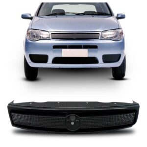 Tela Radiador Palio 04 05 06 07/10 Preta C Moldura 1a Linha