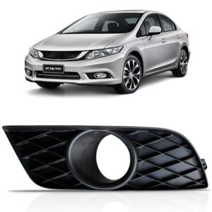 Moldura Milha New Civic 2012 2013 2014 2015 Lado Esquerdo