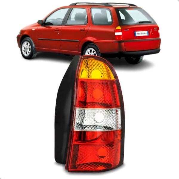 Lanterna Traseira Palio Weekend Fire 2001 A 2004 Ambar Lado Direito