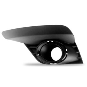 Aro Moldura Milha Logan/sandero 2020 C/ Furo Ld Preto Esquerdo