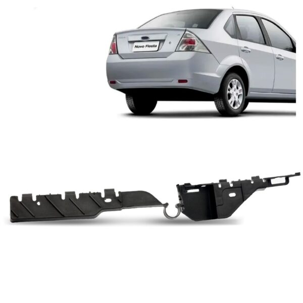 Suporte Guia Parachoque Traseiro Fiesta Sedan 2010 A 2015 Lado Direito