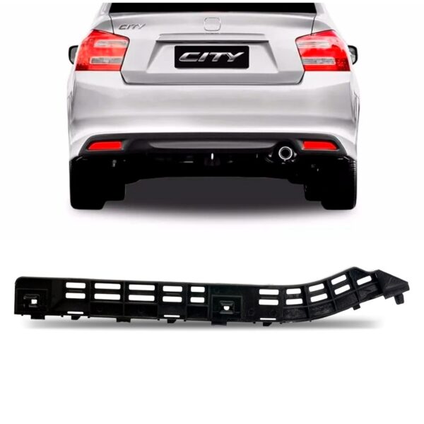 Suporte Guia Parachoque Traseiro City 2013 2014 Lado Direito