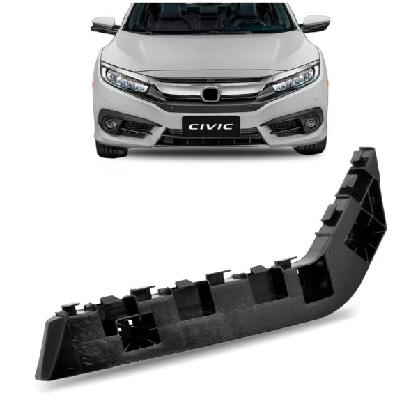 Suporte Guia Parachoque Dianteiro Civic 2017 A 2021 Lado Esquerdo