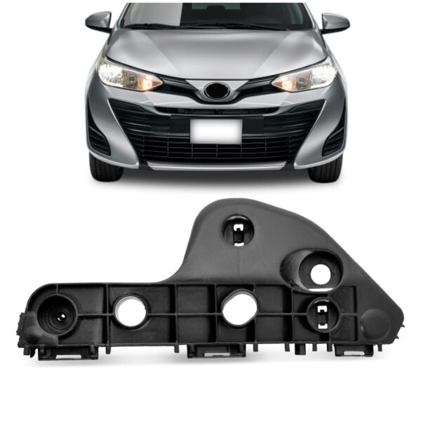Suporte Guia Parachoque Dianteiro Yaris 2018 19 20 21 2022 Lado Esquerdo