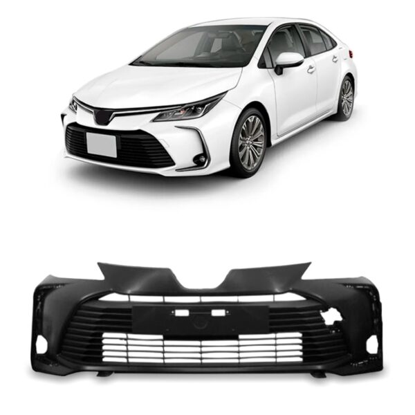 Parachoque Dianteiro Corolla 2020 2021 C/ Grade S/ Tampa Preto