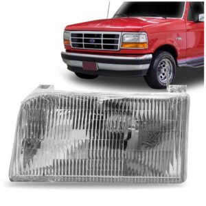 Farol F-350 92 93 94 95 96 97 98 F-250 1992 93 A 96 1ª Linha Esquerdo/motorista